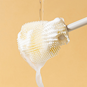 Juego de cepillos de silicona para biberones con limpiador de tetinas, tamaño de viaje, escurridor para niños de 0 a 14 años - Product Image 4