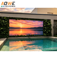 Pantalla LED para Exteriores AOWE a Todo Color, de Aluminio, P6.67, P8, P10, para Piscinas, Pantallas Digitales LED, Cartel Publicitario