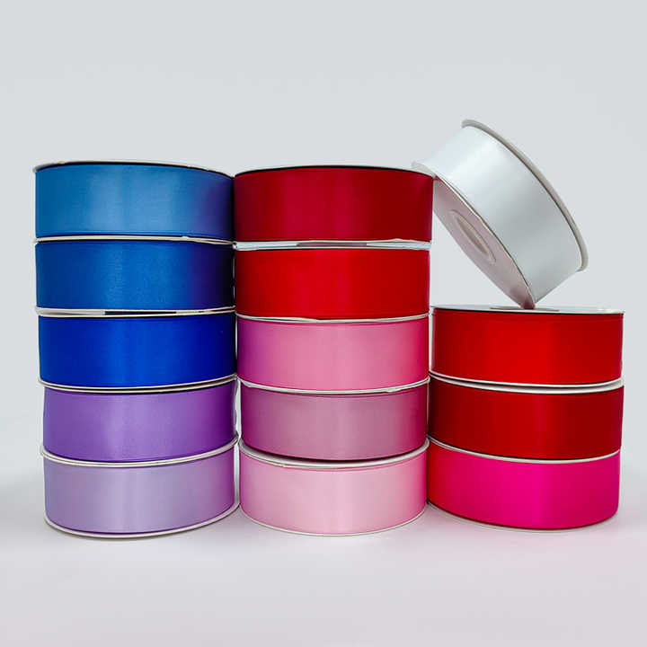 Shop 196 Solid Colors 4cm Satin Ribbon - 100 Yards Roll