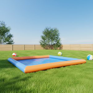 Piscina de Pelotas Inflable de Tubo Único Resistente con Material de Vinilo y PVC para Uso <span class=keywords><strong>en</strong></span> Exteriores <span class=keywords><strong>en</strong></span> Hoteles, Resorts y Parques - Product Image 1