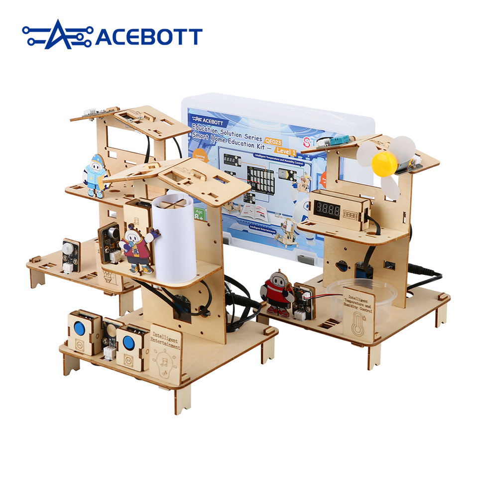 Smart School Arduino Projects ACEBOTT STEM School Smart Home Kit Education Solution Series with ...