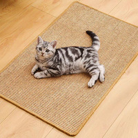 Tapis à gratter pour chat en sisal naturel, lit de repos et de jeu pour animaux, planche à gratter résistante à l'usure, coussin de protection pour chat, canapé pour chat
