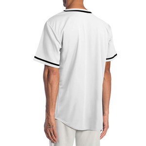 เสื้อเบสบอลแบบสวมใส่สบาย สไตล์ฮิปฮอป สำหรับขายส่ง ปรับแต่งได้ตามต้องการ พร้อมบริการสกรีนลายแบบซับลิเมชั่น เสื้อเปล่าไม่มีลาย  ชุดกีฬา  สำหรับผู้ชายและผู้หญิง  เสื้อผ้าสตรีทแวร์ - Product Image 6