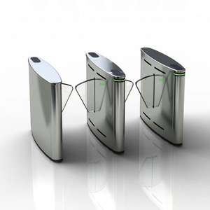 ระบบรักษาความปลอดภัยทางเข้าประตูแบบอัตโนมัติหมุนแบบไร้สัมผัสระบบรักษาความปลอดภัยสำหรับทางเข้าอาคารสำนักงานที่ทันสมัยล็อบบี้ - Product Image 3