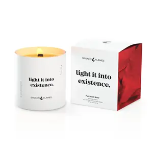 High Quality Custom Printed Boxes Candle Boxes Packaging With Flexible Packaging Process Logo