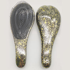 <span class=keywords><strong>Cepillo</strong></span> Desenredante Portátil con Mango Curvo <span class=keywords><strong>Anti</strong></span>-<span class=keywords><strong>Nudos</strong></span> para Masaje del Cuero Cabelludo, Uso Dual en Seco y Húmedo - Product Image 1