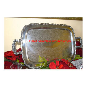 Bandeja de exhibición de mesa para Catering, bandeja de Metal personalizada de lujo y moderna, de alta calidad, gran oferta - Product Image 1