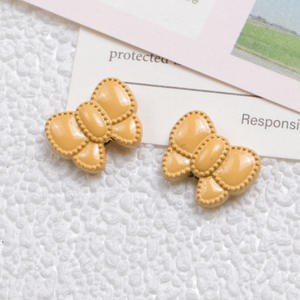 Polka Dot Acrylique DIY Métal Perles Peint Noeud Papillon Mignon Arc Décoration pour Collier Bracelet Autres Accessoires - Product Image 4
