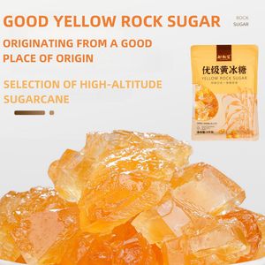 100% Tự Nhiên Màu Vàng Đường Đá 1000G/35.27Oz Rõ Ràng Nâu Pha Lê Đá Kẹo Đường Mía Khối Lượng Lớn Và Túi Bao Bì Có Sẵn - Product Image 3
