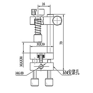 حامل بصريات عالي الدقة LDTLJ1-30 مع ملحقات بصرية وضبط ثنائي المحور للتجارب البصرية - Product Image 6