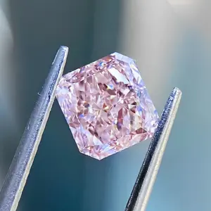 1 Karat lose Diamanten Indien CVD Lab Grown Loose Diamond India Pink Radiant Diamond