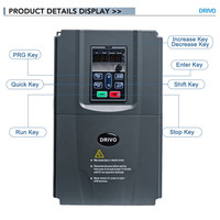 Convertisseur de fréquence variable (VFD) monophasé 220V vers triphasé 380V, 2,2KW-15KW, pour le contrôle de vitesse des moteurs en général