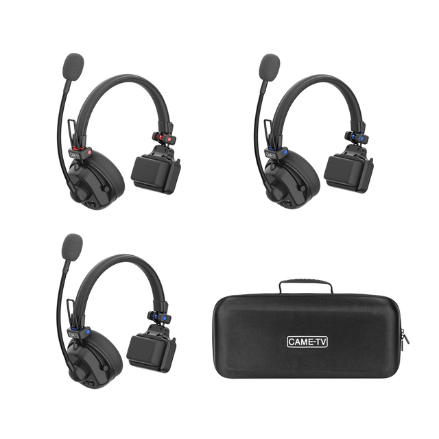 Waero-pro 3users Wireless Intercom for Racing Communication DECT 6.0 518m Range Full TDD Duplex