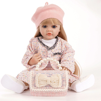 Puzzle en silicone pour filles, maison DIY, poupée Reborn miniature corps entier, coin lecture