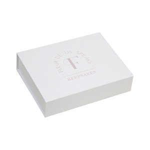 Custom Luxury Magnetic <b>Black</b> Satin Lined Gift <b>Box</b> with Embossing Matt Lamination Gold Foil Stamping Clear PVC Window - Product Image 3