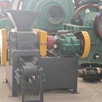 Presse à briquettes hydraulique compacte en forme d'oreiller pour la fabrication de briquettes de charbon de bois, de poudre de coke et de bio-charbon – Prix usine