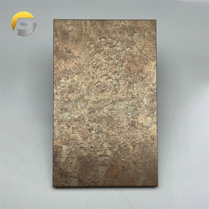 Panneau métallique décoratif en <span class=keywords><strong>acier</strong></span> inoxydable vieilli V4005, finition <span class=keywords><strong>patine</strong></span> - Product Image 2