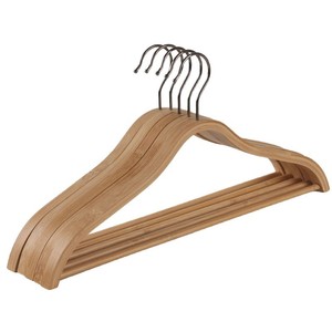 Bamboo clothes <b>hangers</b>, clothing store <b>hangers</b>, non-slip, mark-free, non-solid wood bamboo <b>hangers</b>, wholesale suit <b>hangers</b>. - Product Image 4