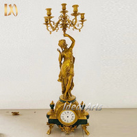 Ensemble de 3 pièces, vente directe d'usine, cuivre pur, décoration de la maison, style antique, vintage, marbre, métal, laiton, bureau, horloges de table