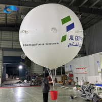 Ballon volant à l'hélium de qualité commerciale, 3 m, gonflable, télécommandé, avec lumières LED pour annonces publicitaires