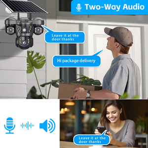 Cámara de Seguridad IP V380 Pro 15MP con Triple Lente, 4G, <span class=keywords><strong>Solar</strong></span>, PTZ, WiFi, Visión Nocturna en Color, Exterior, Impermeable, Audio Bidireccional - Product Image 5