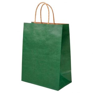 Sacs en papier kraft épais 130 g/m² avec poignée pour la promotion des boutiques, sac en papier kraft - Product Image 6