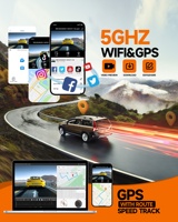 Smart 4 canaux Dash Cam 4K WiFi GPS Mini voiture Dashcam 2K avant arrière caméra de voiture avec IPS double objectif enregistreur de voiture Vision nocturne