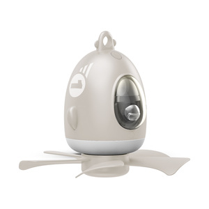 2023 Hot Bán app điều khiển từ xa máy bay Mini FAN USB với ánh sáng ban đêm cắm trại câm LED quạt trần cho nhà ngoài trời - Product Image 1