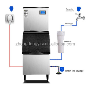 Plant Energy Saving Crystal Granular Nugget Crushed Storage Auto Cleaning Block <b>Ice</b> Machines Drink Automated <b>Ice</b> <b>Makers</b> - Product Image 4