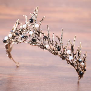 Corona da <span class=keywords><strong>Regina</strong></span> e Tiara da Principessa, Accessori per Capelli da Sposa - Decorazioni Sagomate, Copricapo Nuziale di Crowns for Queens - Product Image 4