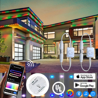 Luz LED de Píxeles a Prueba de Agua IP68 de Nuevo Diseño, Luz Navideña Permanente para Exteriores, UCS2904, 3 LED RGBW, Garantía de 5 Años, Inalámbrica