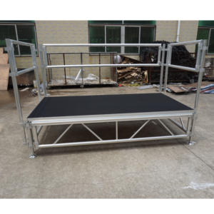 Tableros de escenario modulares portátiles ligeros escenario de actuación musical para interiores - Product Image 6