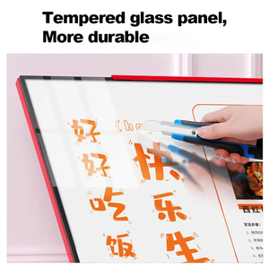 Giá Rẻ Giá quảng cáo LED nhà hàng Bảng menu Menu hiển thị bảng ánh sáng Hộp màn hình lớn sàn chiếu sáng menu <span class=keywords><strong>lightbox</strong></span> - Product Image 4