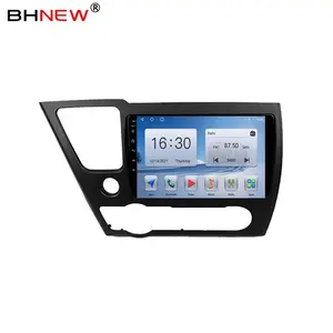 Android araç ses sistemi HONDA CIVIC 2014-2015 için amerikan sürümü GPS navigasyon Carplay Android oto stereo çift din