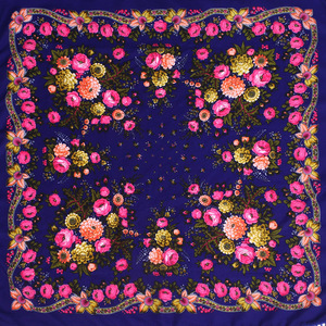 Sciarpa da donna russa Poncho quadrato grande fazzoletto con frange hijab tradizionali islamiche sciarpe scialli da donna scialle avvolgenti - Product Image 6