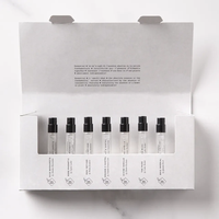 Kit de découverte de parfums personnalisé, emballage de présentation, flacon de parfum, échantillon, boîte à tiroirs pour ampoules