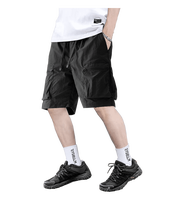 Shorts cargo d'été pour hommes, multi-poches, amples, sport et décontracté, grande taille, style simple et tendance, longueur genou, séchage rapide