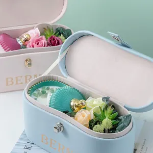 रचनात्मक साबुन फूल उपहार बॉक्स वेलेंटाइन दिवस जन्मदिन का उपहार प्रेमिका के लिए Aromatherapy मोमबत्ती उपहार बॉक्स के साथ स्मारिका