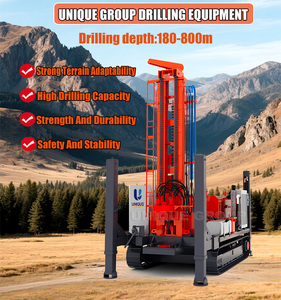 Plataforma de perforación de pozos de agua tipo oruga de goma. - Product Image 2