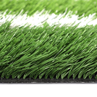 Ensemble de gazon artificiel souple imperméable en plastique pour terrain de football, piste et aménagement paysager