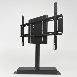 Meubles de salon, support de télévision rotatif à 360 degrés, support de télévision pivotant manuel à base cachée - Product Image 2