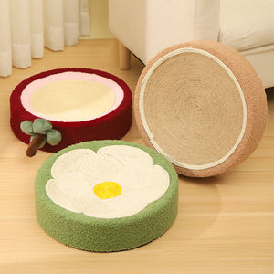 Tazón redondo, cojín de asiento, tabla de rascar, sisal, garras de molienda, juguetes, accesorios creativos para mascotas de gato - Product Image 5