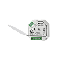 Variateur de lumière ZigBee à découpe de phase CA, options de phase avant/arrière pour éclairage LED, en plastique, entrée 100-240 VCA, garantie 5 ans