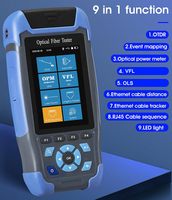 Bei Top Mini-Pro 1310/1550nm SM OTDR Multi-Function Tester UPC RJ45 Port VFL/OPT/OLS Testing 5m-60Km Range 24/22dB Dynamic SC