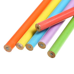 Venta al por mayor de material escolar barato multicolor personalizado de madera HB lápiz con borrador para chico - Product Image 3