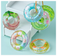 Figurine 3D en résine artisanale de dessin animé, poupée lumineuse, bouée de natation DIY, sachet surprise, luminescente dans le noir, ornement de plage d'été, jouet de bain pour enfant