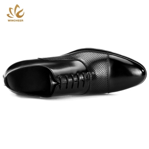Zapatos de Vestir para Hombre al por Mayor de Fábrica, Personalizados, de Cuero Vacuno Genuino, Estilo Bota Plana, Color Marrón, Formales, para Oficina, Temporada de Otoño - Product Image 4