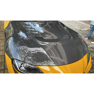 Capó de fibra de carbono para <span class=keywords><strong>Toyota</strong></span> <span class=keywords><strong>SUPRA</strong></span> A90, cubierta de motor de fibra de carbono de nido de abeja, capó de fibra de carbono - Product Image 6