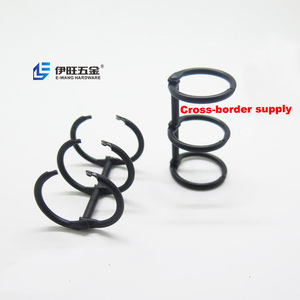 Yiwang Kim Loại Màu Đen 30Mm Lịch Lá Lỏng Cuốn Sách Chất Kết Dính Vòng Clip - Product Image 1