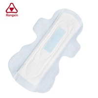 Serviettes hygiéniques ultra-fines respirantes en coton avec ailettes pour femmes